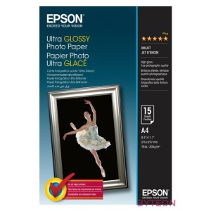 Epson ULTRA GLOSSY A4 300g, 15 lap