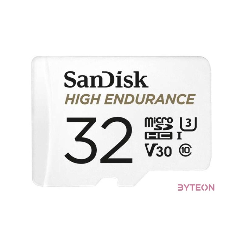 Sandisk 32GB SD micro (SDHC Class 10 UHS-I U3) High Endurance memória kártya