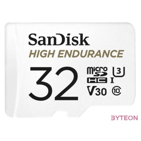 Sandisk 32GB SD micro (SDHC Class 10 UHS-I U3) High Endurance memória kártya
