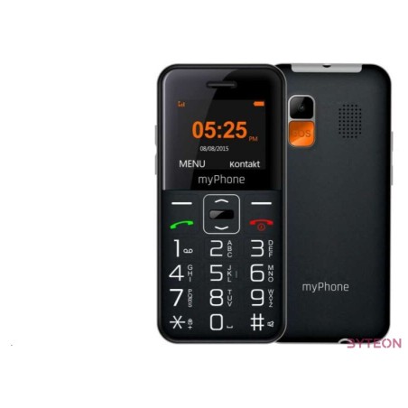 myPhone Halo EASY 1,7 fekete mobiltelefon