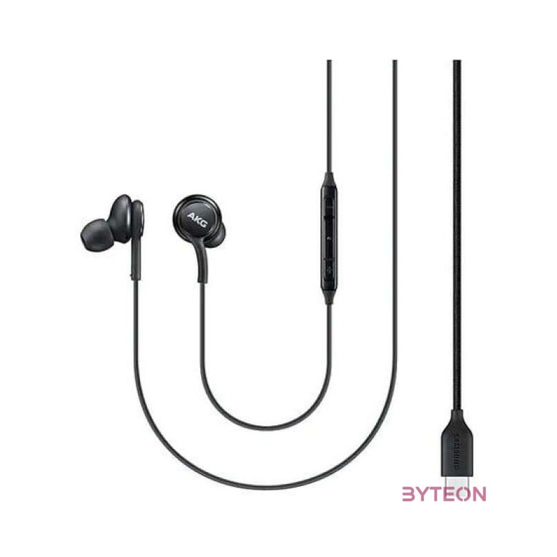 Samsung EO-IC100 AKG hangolású fekete USB-C fülhallgató headset