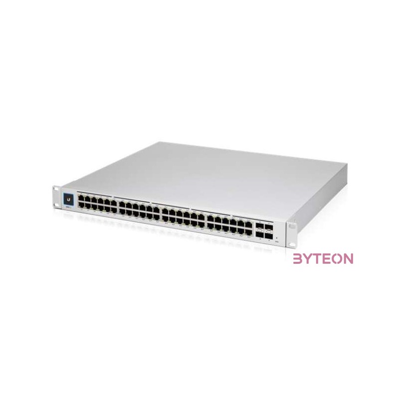 Ubiquiti UniFi USW-PRO-48-POE Gen2 48port GbE LAN 40xPoE 8xPoE 4xSFP port L3 menedzselhető switch