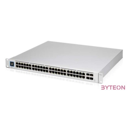 Ubiquiti UniFi USW-PRO-48-POE Gen2 48port GbE LAN 40xPoE 8xPoE 4xSFP port L3 menedzselhető switch