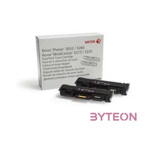Xerox 106R02782 fekete duopack toner
