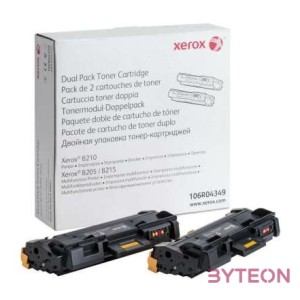 Xerox 106R04349 fekete duopack toner