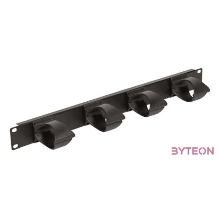 Legrand 19 colos,1U gyűrűs műanyag csavaros rögzítés Estap vizszintes rendezők