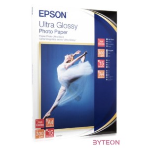 Epson ULTRA GLOSSY A4 300g, 15 lap