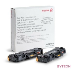 Xerox 106R04349 fekete duopack toner