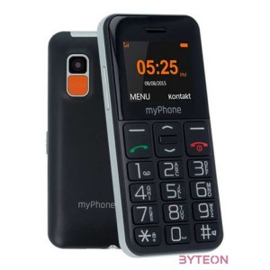 myPhone Halo EASY 1,7 fekete mobiltelefon