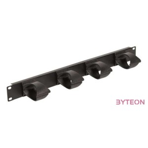 Legrand 19 colos,1U gyűrűs műanyag csavaros rögzítés Estap vizszintes rendezők