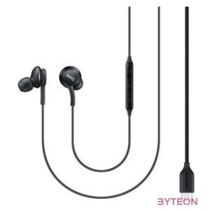 Samsung EO-IC100 AKG hangolású fekete USB-C fülhallgató headset