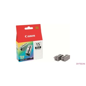 Canon BCI-15BK - Fekete, 2db-os