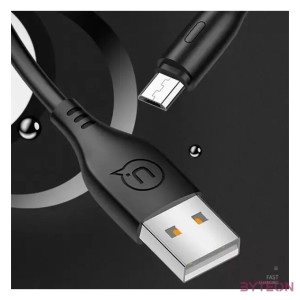 Usams SJ268USB01 fekete Micro USB kábel