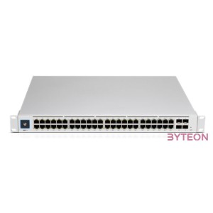 Ubiquiti UniFi USW-PRO-48-POE Gen2 48port GbE LAN 40xPoE 8xPoE 4xSFP port L3 menedzselhető switch