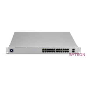 Ubiquiti UniFi USW-PRO-24-POE Gen2 24port GbE LAN 16xPoE 8xPoE 2xSFP port L3 menedzselhető switch