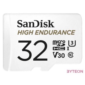 Sandisk 32GB SD micro (SDHC Class 10 UHS-I U3) High Endurance memória kártya