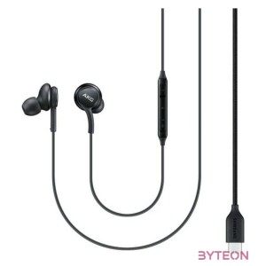 Samsung EO-IC100 AKG hangolású fekete USB-C fülhallgató headset