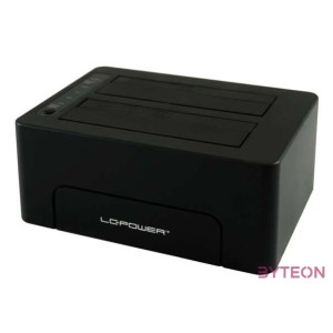 LC Power LC-DOCK-25-C HDD docking station Black
