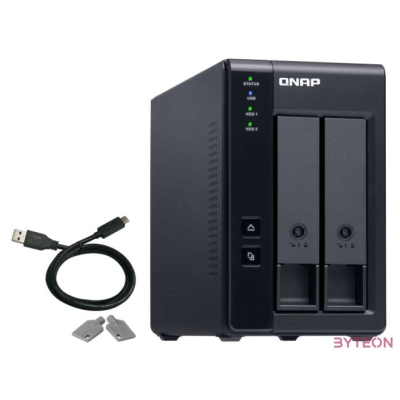 QNAP TR-002 2x HDD,SSD bővítő modul, USB3.1