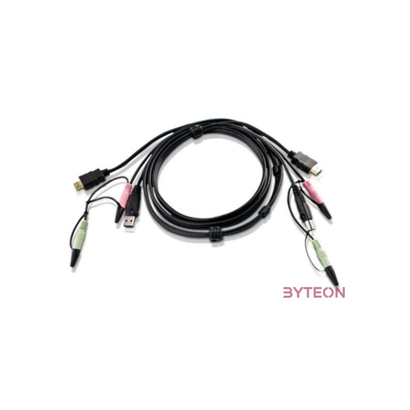 ATEN 2L-7D02UH KVM Kábel USB HDMI 1,8m