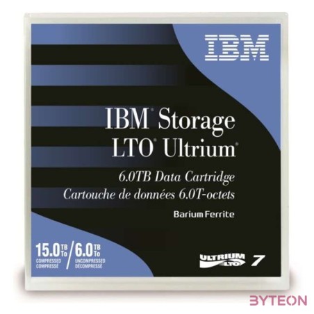 IBM Adatkazetta Ultrium 6TB,15TB LTO7