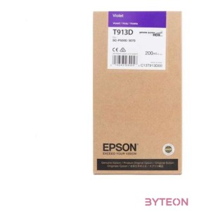 EPSON Patron T913D Ibolya tintapatron (200ml)