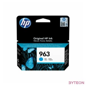 HP Patron 3JA23AE (HP No963) Officejet Pro, ciánkék, 700,oldal