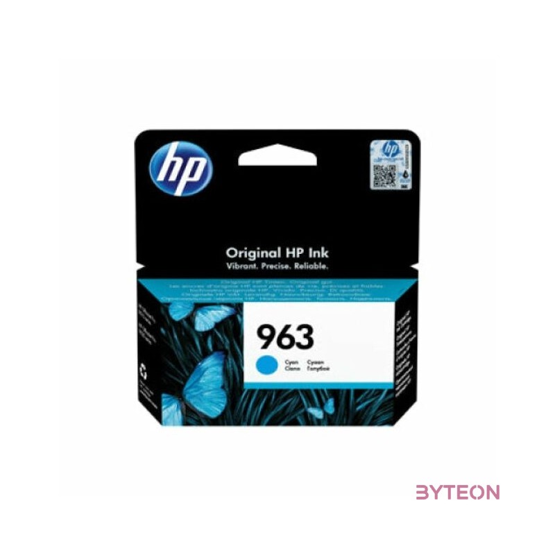 HP Patron 3JA23AE (HP No963) Officejet Pro, ciánkék, 700,oldal