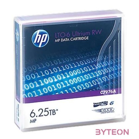 HP Adatkazetta Ultrium LTO-6 6,25TB RW
