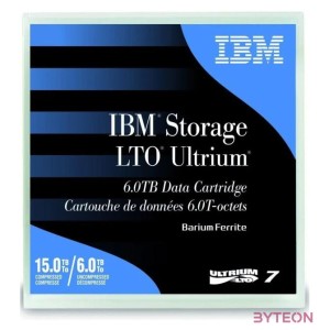 IBM Adatkazetta Ultrium 6TB,15TB LTO7