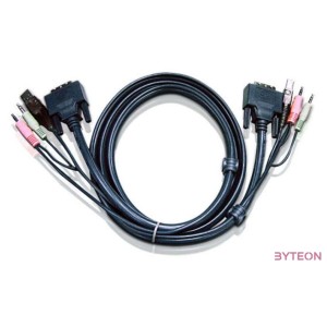 ATEN 2L-7D02U KVM Kábel USB DVI 1,8m