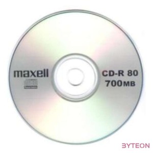 MAXELL CD lemez CD-R80 52x Papír tok