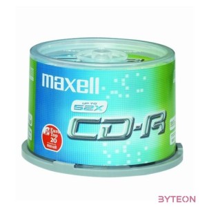 MAXELL CD lemez CD-R80 50db,Henger 52x