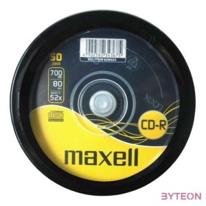 MAXELL CD lemez CD-R80 50db,Henger 52x