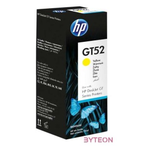 HP Tinta M0H56AE (HP No GT52) GT5810,5820,Ink Tank 315,415,Smart Tank 500,515,530,615, sárga, 70ml