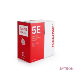 KE-Line Cat.5E (U,UTP) 305m, PVC árnyékolatlan fali kábel