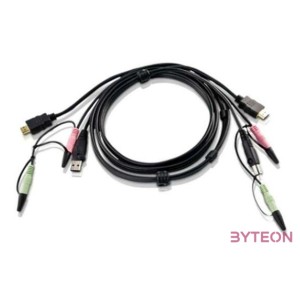 ATEN 2L-7D02UH KVM Kábel USB HDMI 1,8m