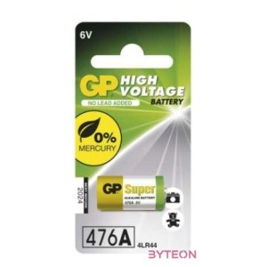 GP LR476A (4LR44) 1db,blister Alkáli elem