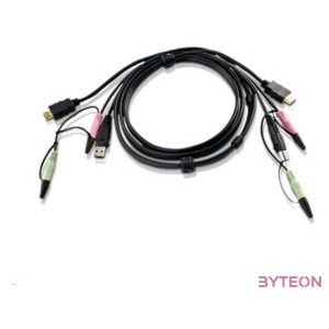 ATEN 2L-7D02UH KVM Kábel USB HDMI 1,8m