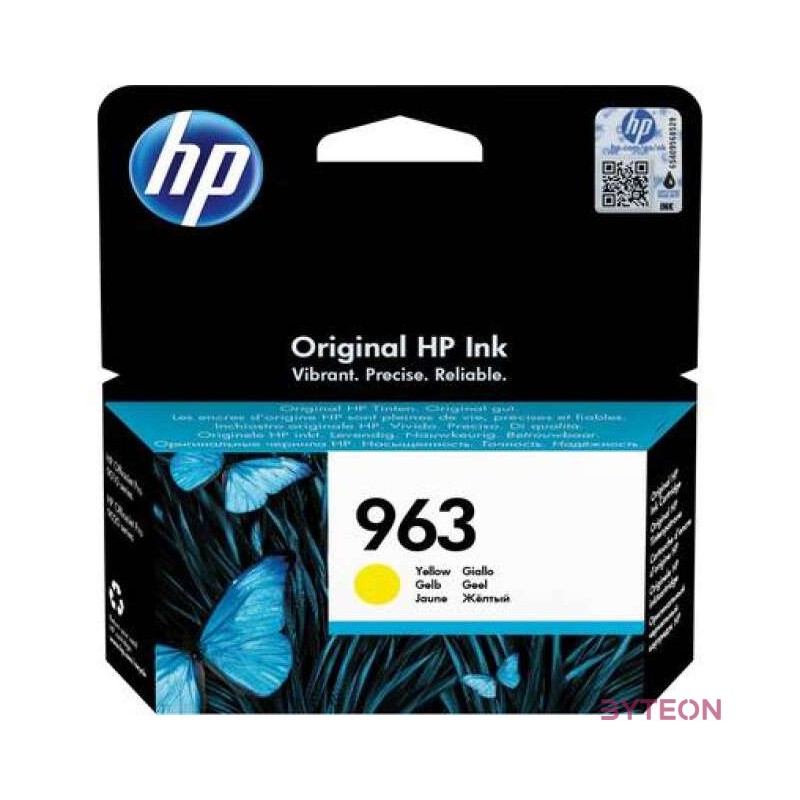 HP Patron 3JA25AE (HP No963) Officejet Pro, sárga, 700,oldal