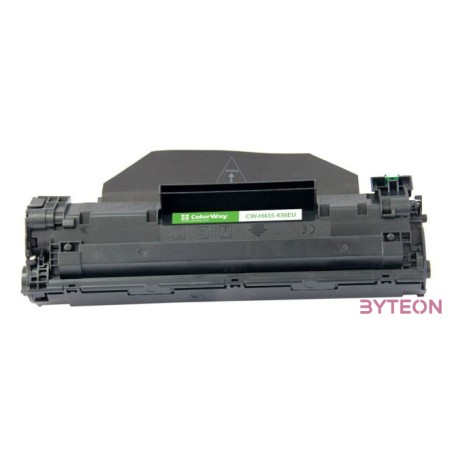 COLORWAY Toner CW-H435,436EU, 2000 oldal, Fekete - HP CB435A,CB436A,CE285A Can. 712,713,725