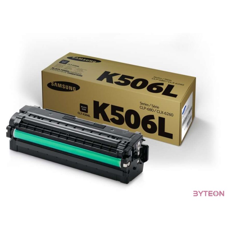 Samsung CLT-K506L Fekete toner CLP-680 tipusú színes lézernyomtatóhoz (6000lap)