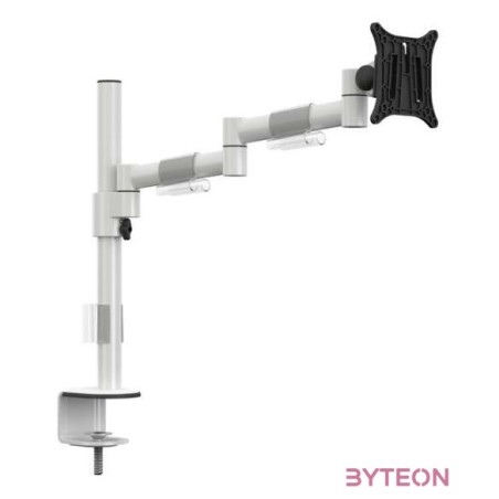 Multibrackets asztali rögzítő Officeline Single II dönthető, forgatható konzol, 15 - 30, fehér