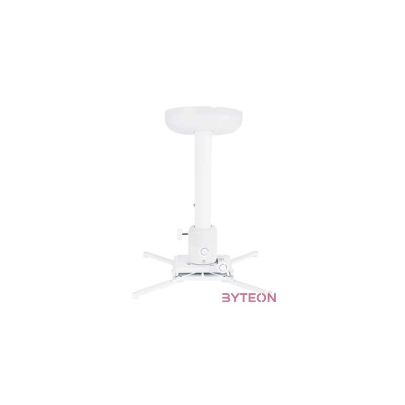 Multibrackets Projektor mennyezeti konzol Finetune, dönthető, forgatható, 500-800 mm, fehér