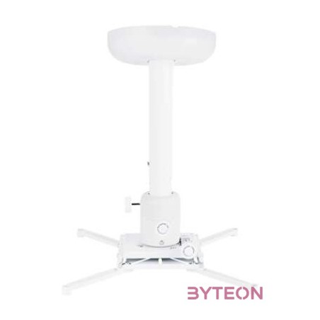 Multibrackets Projektor mennyezeti konzol Finetune, dönthető, forgatható, 500-800 mm, fehér