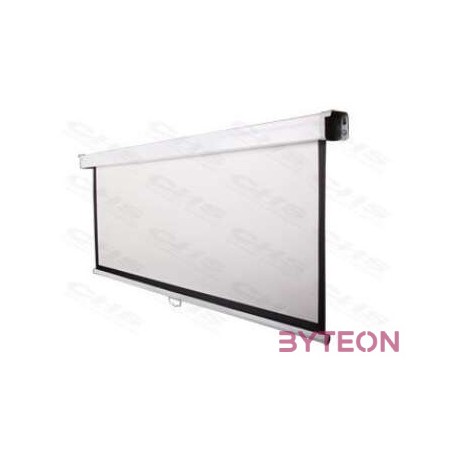 FUNSCREEN 86 (43) manuális fali vetítővászon (Méret 138x180 cm, Látható méret 130x174 cm)