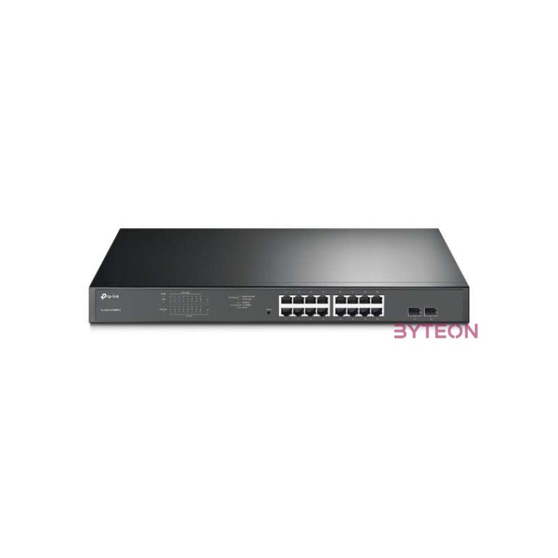TP-LINK Switch 16x1000Mbps (16xPOE)  2xGigabit SFP, Easy Smart, TL-SG1218MPE