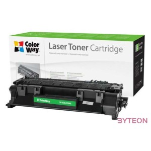 COLORWAY Standard Toner CW-H505,280MX, 6900 oldal, Fekete - HP CE505X (05X),CF280X (80X) Can. 719H