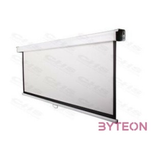 FUNSCREEN 86 (43) manuális fali vetítővászon (Méret 138x180 cm, Látható méret 130x174 cm)