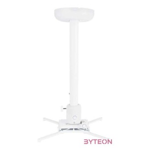 Multibrackets mennyezeti projektor állvány Universal Projector Ceiling monut 600-1000 with Fine tune, fehér